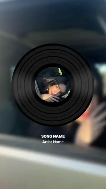 Превью шаблона «Instagram music disc»