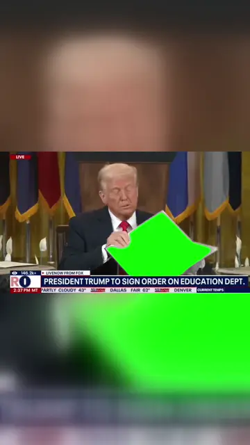 Превью шаблона «Trump decret green»