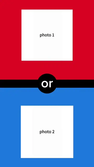 Превью шаблона «Red or Blue Template»