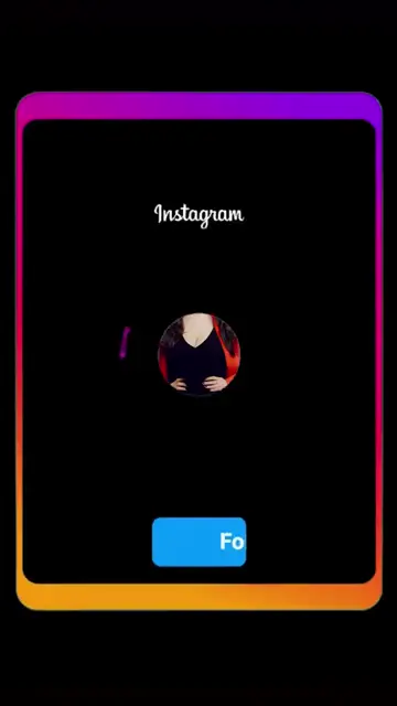 Превью шаблона «Instagram profile»