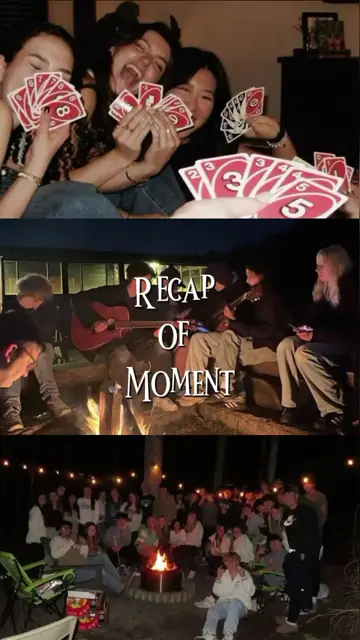Превью шаблона «recap moment camp»