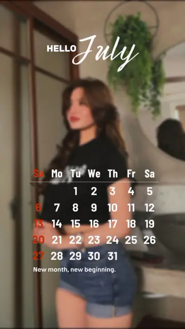 Превью шаблона «hellojulycalendar»