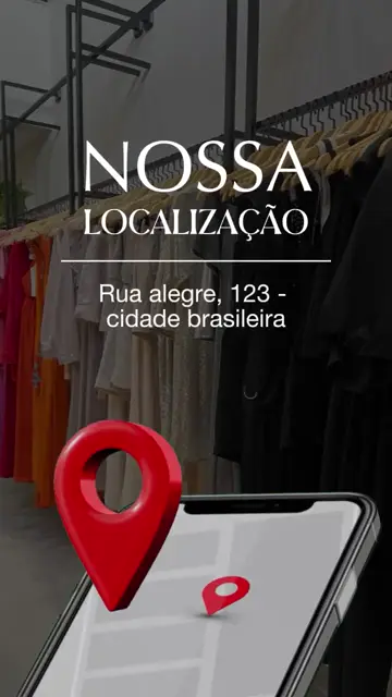 Превью шаблона «NOSSA LOCALIZAÇÃO»