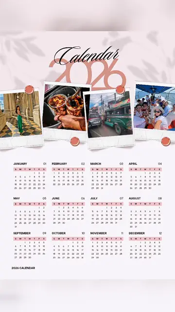 Превью шаблона «2026 calendar»