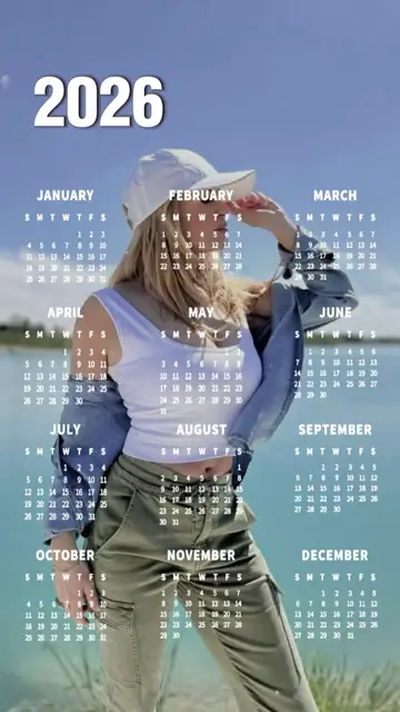 Превью шаблона «2026 Calendar»