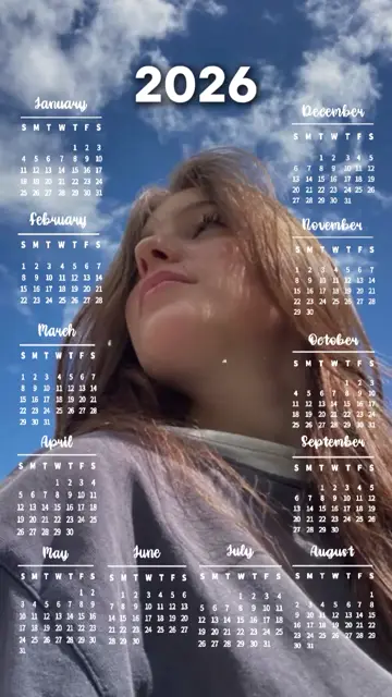Превью шаблона «2026 CALENDAR»