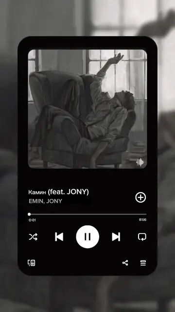 Превью шаблона «kamnh frame spotify»