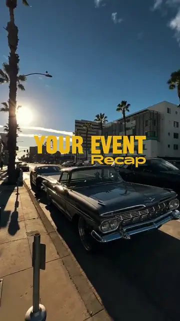 Превью шаблона «Your Event Recap»