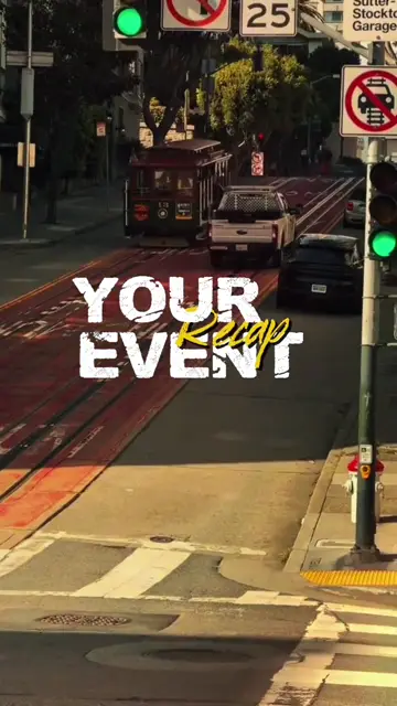 Превью шаблона «your event recap»