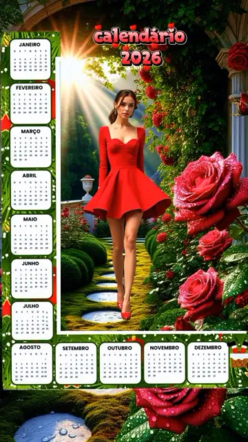Превью шаблона «calendário»