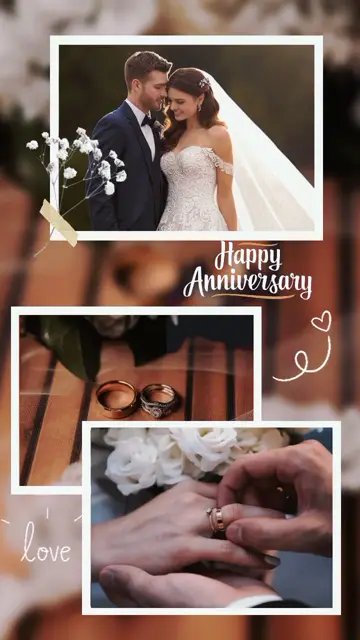 Превью шаблона «Happy anniversary»