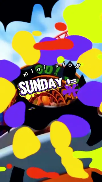 Превью шаблона «sunday is fun day»