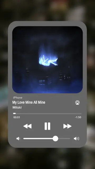 Превью шаблона «Spotify»